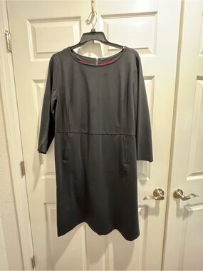 spanx booty boost ribbed dress Spanx Straight Fit Rib Dress Oxford XS